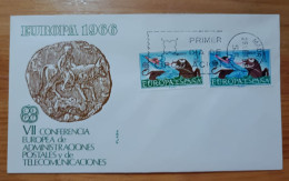 ESPAÑA EUROPA CEPT 1966 FDC/SPD MNH - FDC