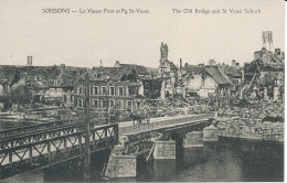 PC47191 Soissons. The Old Bridge And St. Vaast Suburb. Nougarede - Monde