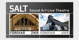 Faroe Islands 2023 Salt - Sound Art Live Theatre Stamp MS/Block MNH - Färöer Inseln
