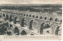 PC47029 Le Pont Du Gard. The Grand Bridge View Taken From The Top Of The Mountac - World