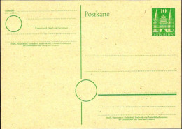 Allemagne Zone Anglo-Américaine Entier Postal (99) Holstentor Lübeck - Andere & Zonder Classificatie