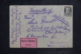 ALLEMAGNE  - Enveloppe En Exprès Pour Buchsweiler ( Alsace Lorraine )  -  L 150991 - Brieven En Documenten