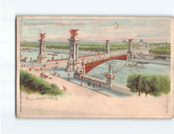 PARIS : Exposition Universelle 1900, Pont Alexandre III - Très Bon état - Tentoonstellingen