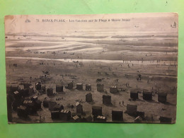 BERCK PLAGE , Pas De Calais 62, Les Cabines Sur La Plage à Marée Basse,  Cachet Flamme DAGUIN 1926, TB - Berck