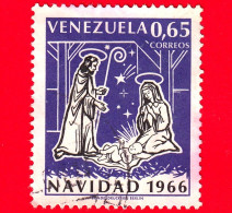 VENEZUELA - Usato - 1966 - Natale - Christmas - 0.65 - Venezuela