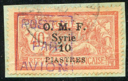 REF 086 > SYRIE < PA N° 3 Ø Sur Fragment < Oblitéré < Ø Used > Poste Aérienne - Aéro - Air Mail - Poste Aérienne