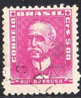 Brésil Poste Obl Yv: 584B Mi:869XI Rui Barbosa Ecrivain (cachet Rond) - Used Stamps