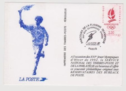 ENTIER POSTAL PARCOURS DE LA FLAMME OLYMPIQUE JO ALBERVILLE 1992 " (2310)_CP642 - Pseudo-officiële  Postwaardestukken