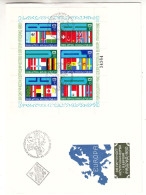 Idées Européennes - Bulgarie - Lettre De 1980 - GF - Drapeaux - Valeur 20,00 Euros - Cartas & Documentos