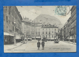 CPA - 38 - Grenoble - La Place Grenette - Animée - Circulée En 1906 - Grenoble