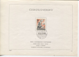 Tschechoslowakei # 1676 Ersttagsblatt Vietnam Mutter Mit Kind Uz '1' - Covers & Documents
