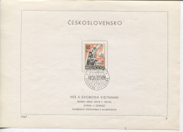 Tschechoslowakei # 1676 Ersttagsblatt Vietnam Mutter Mit Kind Uz '1' - Storia Postale