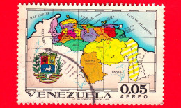 VENEZUELA - Usato - 1970 - Stati Del Venezuela - Mappe E Stemmi  - 0.05 - Venezuela