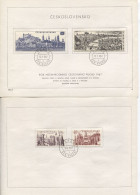 Tschechoslowakei # 1677-80 Ersttagsblatt Tourismus Iglau Brünn Pressburg Prag Uz '2' - Storia Postale