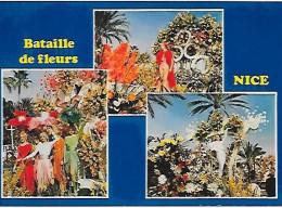 CPM Nice Bataille De Fleurs - Carnaval