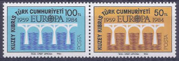 Europa 1984. Cyprus Tu Mi 142-43 MNH (**) - 1984
