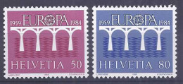Europa 1984. Helvetia Mi 1270-71 Sc 747-48 Yv 1199-00 (**) - 1984