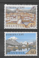 Suiza 1977.  Europa Mi 1094-95  (**) - 1977