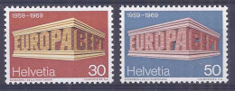 Europa 1969. Helvetia Mi 900-01 MNH (**) - 1969