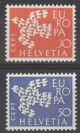 Europa 1961. Helvetia Mi 736-37 (**) - 1961