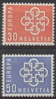 Europa 1959. Helvetia Mi 679-80 (**) - 1959