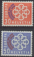 Europa 1959. Helvetia Mi 681-682 (**) - 1959