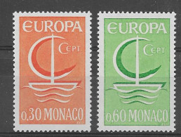 Monaco 1966.  Europa Mi 835-36  (**) - 1966