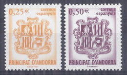 Andorra - 2002, Basica E=290-91 Yv=275-76 (**) - Unused Stamps