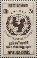 Cambodge Poste N** Yv: 284/286 25.Anniversaire De L'Unicef - Cambodge