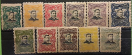 EL SALVADOR 1910 Service , F Figueroa, Serie Yvert 174 - 185 Sauf 178 , Legende Oficial, Neuve * MH TB - El Salvador