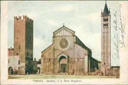 VERONA - BASILICA DI S. ZENO MAGGIORE - SPEDITA 1902 (20516) - Verona