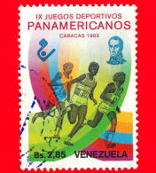 VENEZUELA - Usato - 1983 - 9° Giochi Panamericani - Corsa - 2.85 - Venezuela