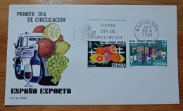 ESPAÑA COMERCIO 1981 FDC/SPD MNH - FDC