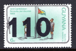 Guyana 1981 Surcharges - 110c On 6c Scout Jamboree HM (SG 830) - Guyana (1966-...)