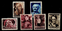 Bulgarie - 1952 - President Dimitrov - Poete I. Vapzarov - Neufs* - MLH - Unused Stamps