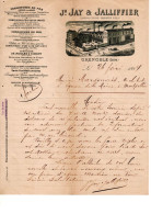 ISERE GRENOBLE  FERMETURES  EN FER JH JAY & JALLIFIER ANNEE 1894 FORMAT A4 - Artigianato