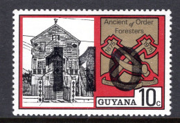 Guyana 1981 Surcharges - 110c On 10c Ancient Order Of Foresters HM (SG 833) - Guyana (1966-...)