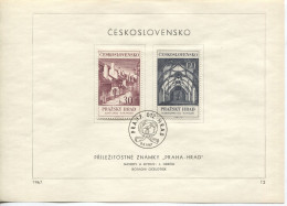 Tschechoslowakei # 1705-6 Ersttagsblatt Prager Burg Goldenes Gäßchen Thronsaal - Covers & Documents
