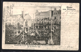 AK Schwelm, Enthüllung Des Kaiser Friedrich-Denkmals 1900  - Schwelm