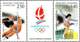 Andorre (F) Poste N** Yv:414A Mi:434Str Albertville 92 Jocs Olimpics D'hivern - Ungebraucht