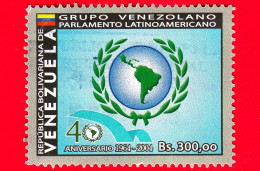 VENEZUELA - Usato - 2004 - 40° Anniversario Del Parlamento Latinoamericano - Emblema - 300.00 - Venezuela