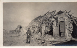 Photographie Photo Vintage Snapshot WW1 Guerre 14-18 Souchez Maheu - Guerre, Militaire