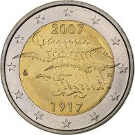 Finlande, 2 Euro, 2007, Vantaa, Bimétallique, SPL, KM:139 - Finlandía