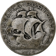Portugal, 2-1/2 Escudos, 1943, Argent, B+, KM:580 - Portugal