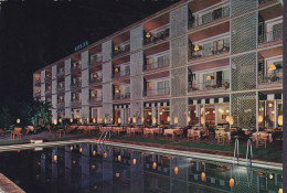 Spain PPC Palma De Mallorca Hotel ARAXA At Night Swimmingpool Schwimmbad 1962 To Denmark (2 Scans) - Palma De Mallorca
