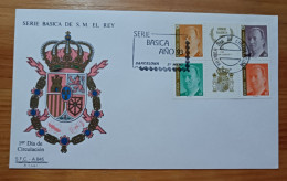 ESPAÑA BÁSICA 1993 FDC/SPD MNH - FDC