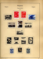 Bulgarie - (1938-41) - Faune - Flore -Ttrain - Express- Neufs* - Poste Aerienne - Et Obliteres -  5 Pages - 46 Val. - Nuevos