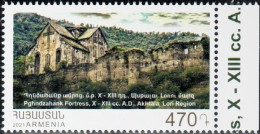 Armenia 2021 "Armenian History. Fortresses Of Armenia. Akhtala Fortress" 1v Quality:100% - Armenia