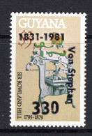 Guyana 1981 150th Birth Anniversary Of Heinrich Von Stephan HM (SG 845) - Guyane (1966-...)