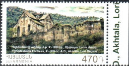 Armenia 2021 "Armenian History. Fortresses Of Armenia. Akhtala Fortress" 1v Quality:100% - Armenien